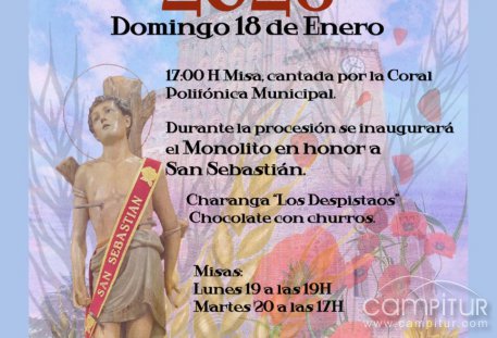 Granja de Torrehermosa celebrará San Sebastián 2026 el domingo 18 con misa, procesión e inauguración de un monolito